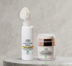 Duo routine visage experte – soin cosmétique ASB Cosmétiques, marque inspirée des rituels de beauté marocains