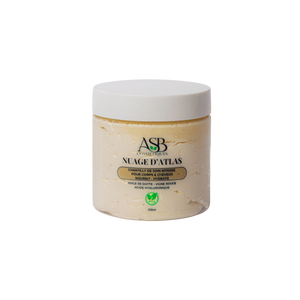 Pot de crème Chantilly de Soin Nuage d'Atlas hydratante pour corps et cheveux - ASB Cosmétique