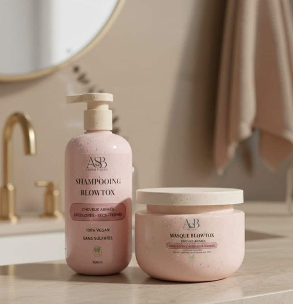 ✨ La gamme Blowtox qui change tout. ✨

Si tes cheveux sont abîmés, secs, décolorés ou ternes… cette routine est faite pour toi. 💗

Le combo Shampooing + Masque Blowtox, c’est :

🌿 100% vegan
🚫 Sans sulfates
✨ Des actifs réparateurs pour renforcer, nourrir et redonner éclat
💆‍♀️ Une vraie sensation de douceur dès le rinçage

Le shampooing nettoie en douceur sans agresser.
Le masque répare, nourrit et redonne vie à la fibre capillaire.

Résultat ?
Des cheveux plus forts, plus brillants, plus souples… et visiblement transformés.

Ce n’est pas juste une routine.
C’est ton nouveau rituel beauté.

🛍️ Adopte la gamme Blowtox dès maintenant
📩 DM pour commander ou plus d’infos