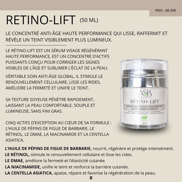 🌱 Catalogue Partie 2 :
• Rétino-Lift
• Mango Glow
• La Recette de Mima
• Éclat Doré
• Ginger Aloé Fresh
• Booster Nails
