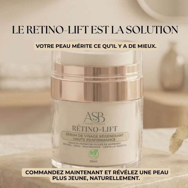 ✨ Et si votre peau retrouvait fermeté, éclat et jeunesse en un seul geste ?

Le Sérum Régénérant Rétino-Lift agit au cœur de la peau pour lisser les rides, raffermir et révéler un teint lumineux.

💫 Grâce à une synergie d’actifs puissants :
• Rétinol → lisse et renouvelle la peau
• Figue de barbarie & Centella → régénèrent et apaisent

Résultat : une peau visiblement plus jeune, jour après jour.

✨ Prête à transformer votre peau ?

👉 Commandez dès maintenant et révélez votre glow naturel.