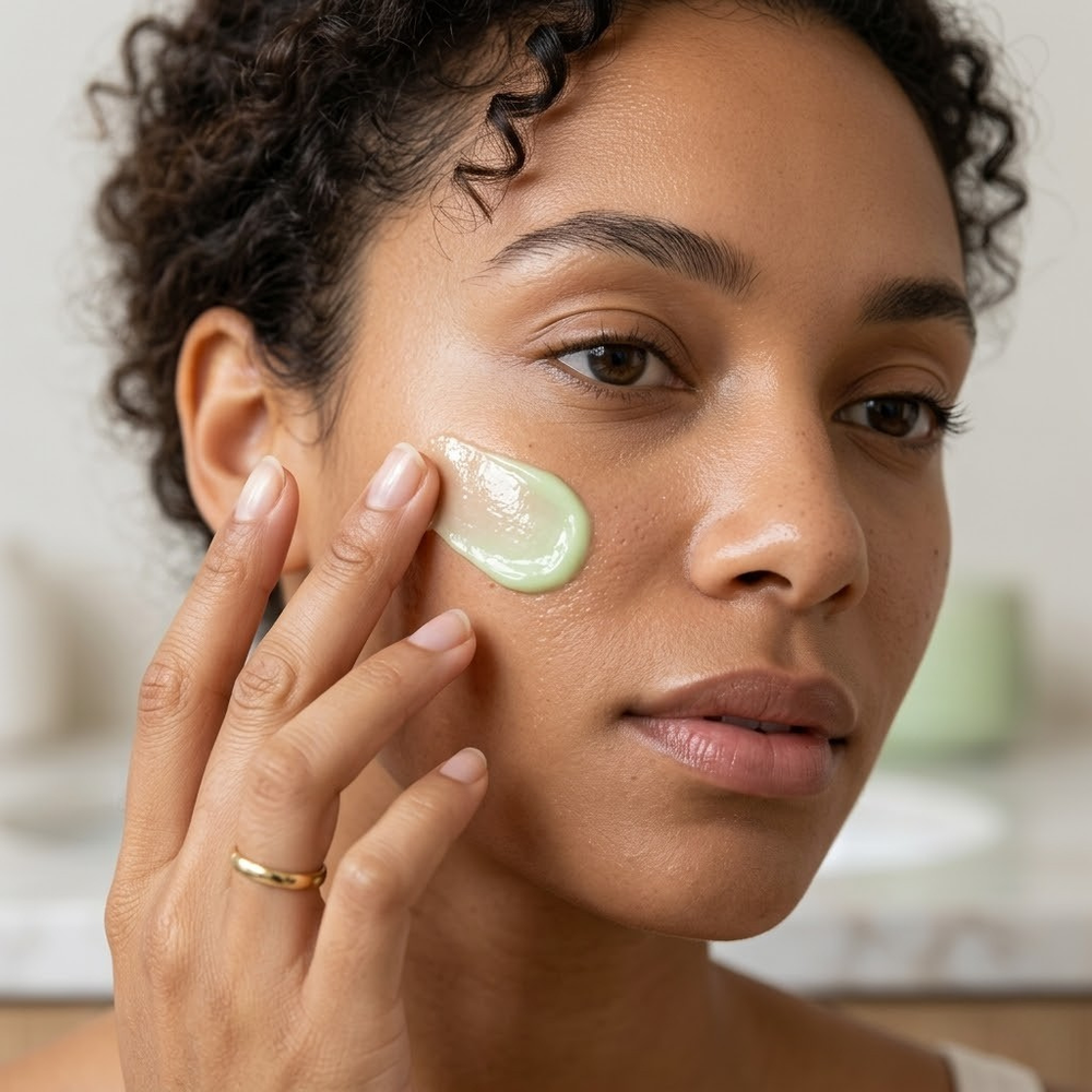 Application d'un masque de soin visage naturel pour une routine de beauté sur mesure - ASB Cosmétique